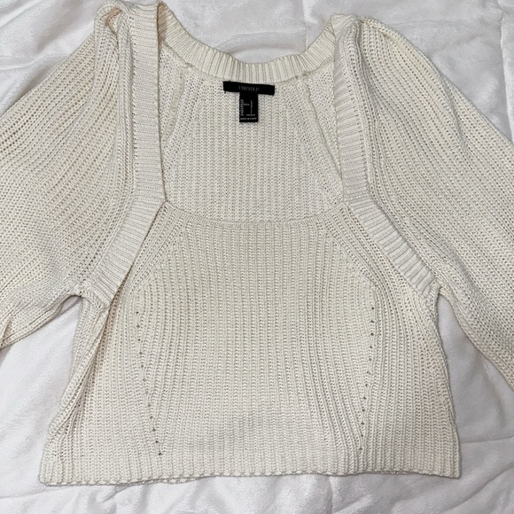 Forever 21 Knit Cropped Sweater - Picture 2 of 2